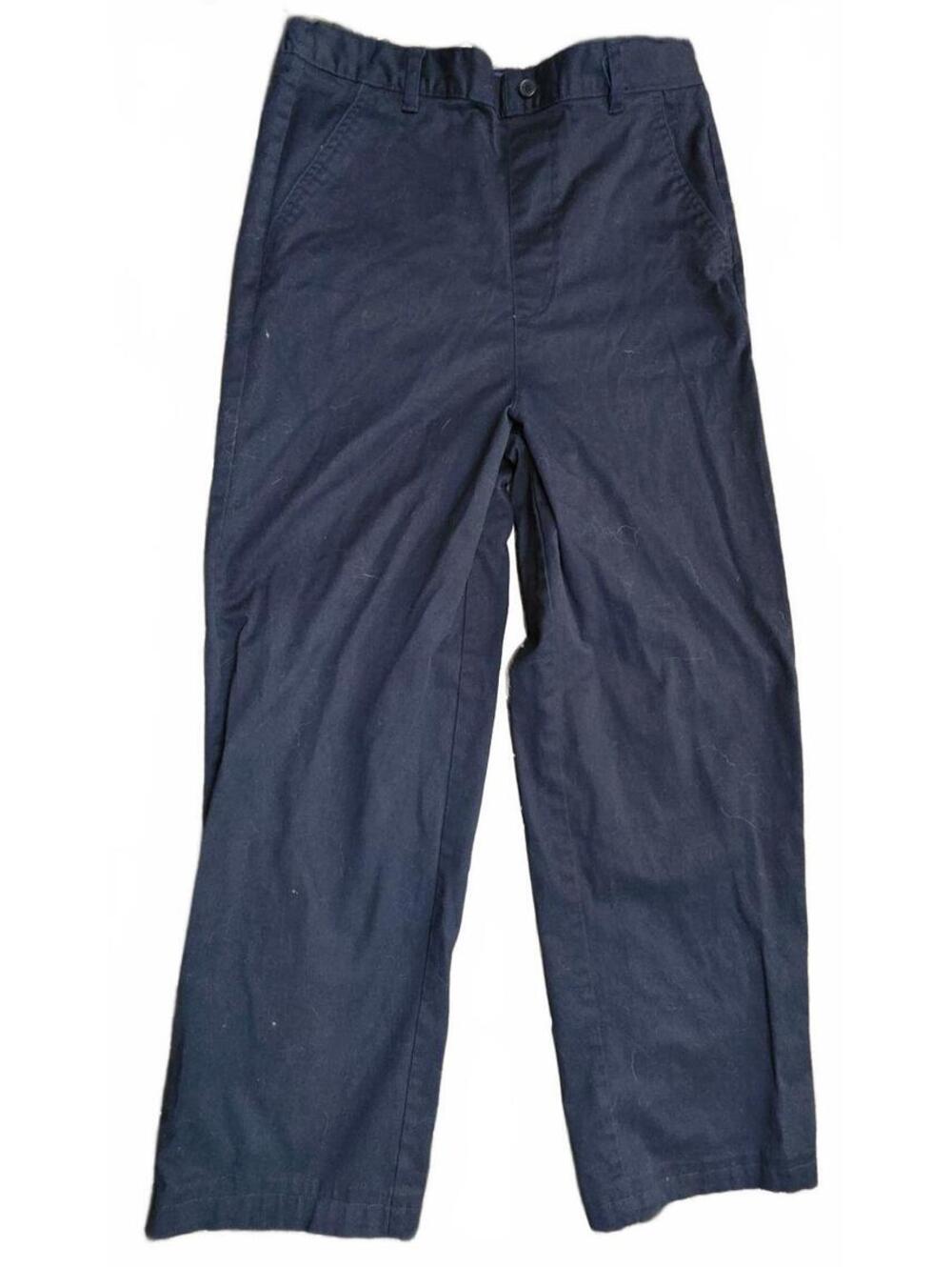 French Toast Navy Blue School Uniform Pants Size 20 Relaxed Fit Stretch Twill